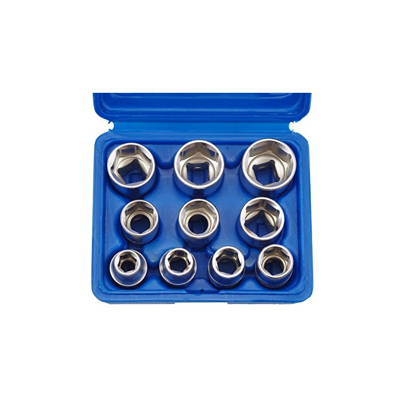 'Box Nuts Hexagonal 1/2 Socket Set Metric/Sae Inch Set 10