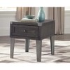 Signature Design by Ashley Todoe Rectangular End Table Dark Gray