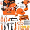 breibowski ‌Realistic Kids Drill Tool Set with 48PCS Tools &