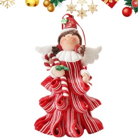 CutitiUU Christmas soft ceramic angel pendant,Christmas Tree Ornaments Angels Ornaments,Polymer Clay Angel Decorative Ornament,Clay Christmas Ornaments,Angels Holiday Pendant Small Gift