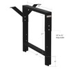 Workbench Table Frame Leg - Center Leg - 20" Depth