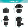 WADEO Drain Plug Hose Connection Compatible with YETI Tundra Cooler