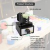 SLIYXTWIO Mini Vortex Mixer, Speed Range 300 to 2400 RPM,