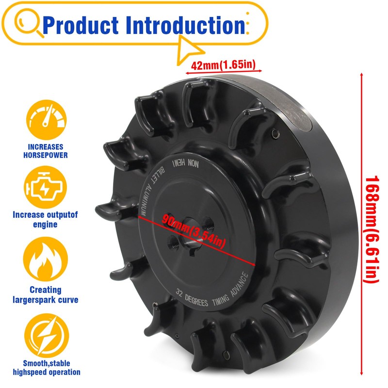 Gxencks 6695 Predator Flywheel Speedway Billet Flywheel For Predator 212cc