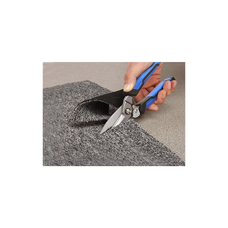 Kobalt 3-in Serrated Molded Grip Heavy Duty Scissors