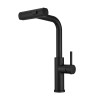 Modern Single Handle 360° Swivel Stainless Steel Waterfall Kitchen Faucet