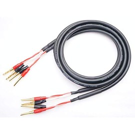 Canare 4S8G Oxygen Free Copper Wire with Banana Plug Speaker Cable Set of 2 (2.5m)