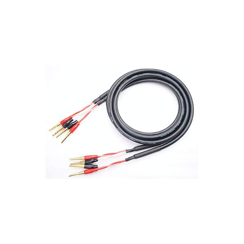 Canare 4S8G Oxygen Free Copper Wire with Banana Plug Speaker