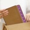 Purple Leather Bible Tabs, Laminated Bible Tabs for Women Study