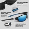 WEAROYO Polarized Sports Sunglasses for Men Women,Cycling Running Driving Fishing