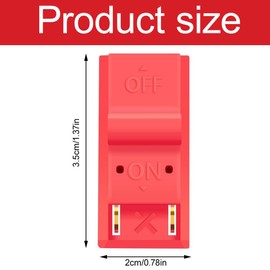 EYVRPAU RCM Clip Jig Switch RCM Jig Short Connector for NS Switch (Red)
