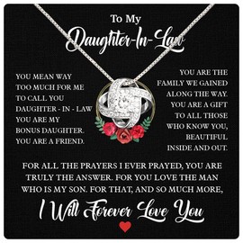 To My Daughter In Law Necklace, Daughter In Law Gifts From Mother In Law, Daughter In Law Birthday Gifts, Future Daughter In Law Gifts, Birthday Gifts For Daughter In Law, Daughter In Law Wedding Gift