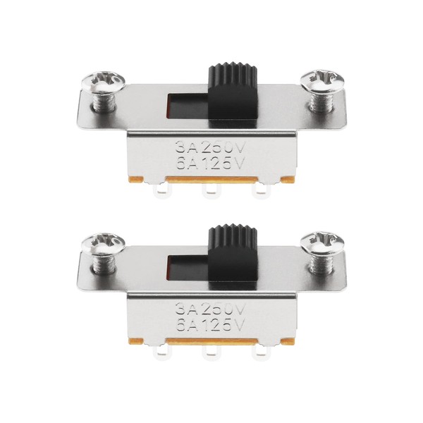 eMagTech 2Pcs Slide Selector Switch with 4x Screws Compatible with