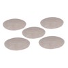 5Pcs High Temperature Resistant Barbecue Round Mat Reusable Non Stick