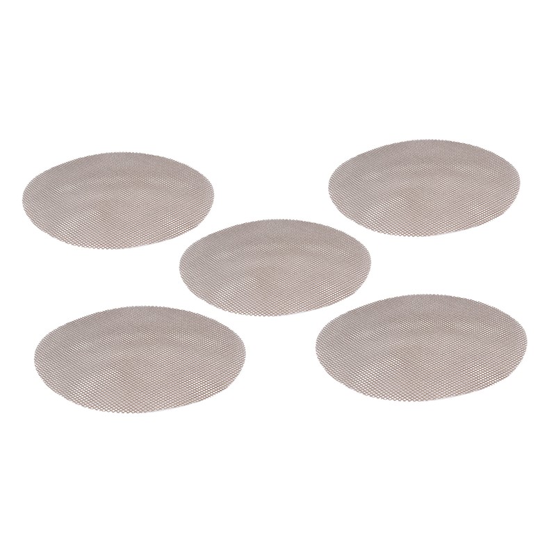 5Pcs High Temperature Resistant Barbecue Round Mat Reusable Non Stick