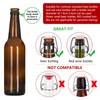 [6 +6] half cover 18mm Swing Top Glass Bottle Caps
