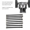 8pcs M3 Aluminum Alloy Link Rod Linkage Set for Axial