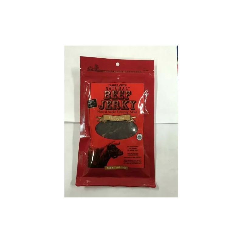 Trader Joe's Natural Beef Jerky - Original ( Pack of