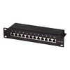 LogiLink Professional Patch Panel Cat 6 A 500 MHz, Black