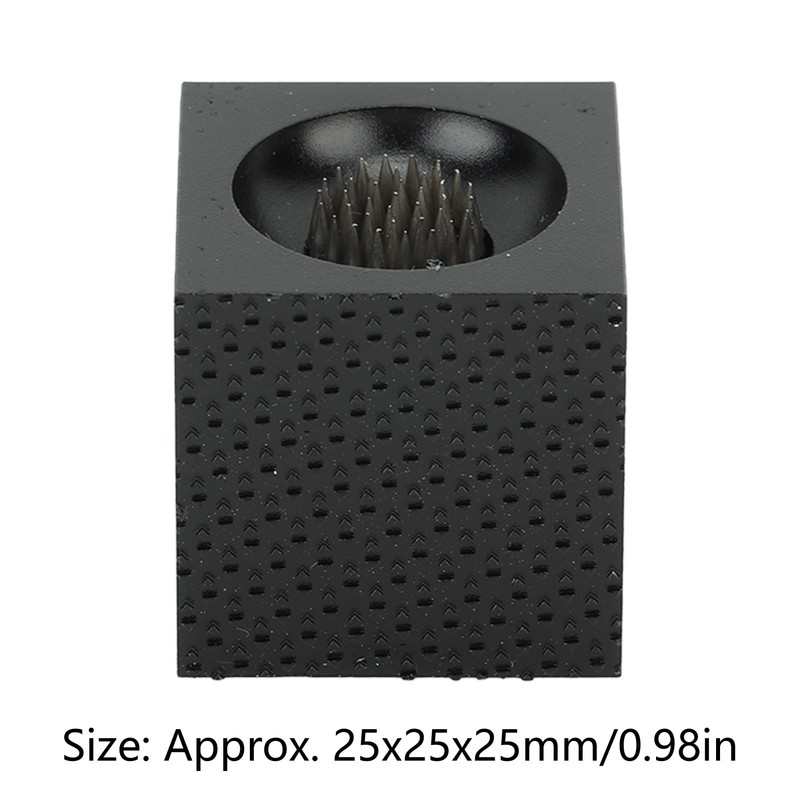 Pool Cue Tip Repair Tool Multifunctional Cube Shape Aluminum Alloy