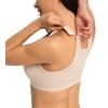 Lemorosy Posture Bra Full Coverage Front Closure Wirefree Unpadded Back