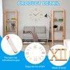 PATIKIL Wooden Clock Numbers Kit, 1.38inch Self Adhesive Clock Numbers