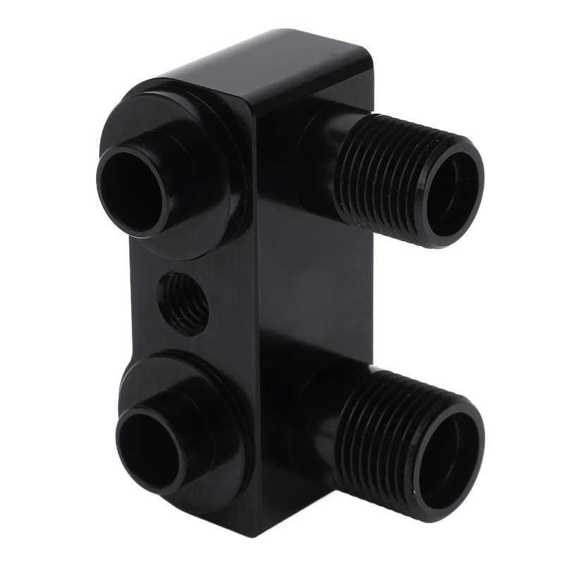 AC Compressor Fitting 90° Turn Angle 6061‑T6 Billet Aluminum Alloy