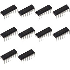Bridgold 10pcs ULN2003APG ULN2003 2003 NPN Transistors Darlington 7-Circuit Sink Driver, 500 mA 50 V HFE:1000, 16-Pin