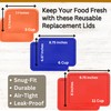 3, 6 & 11 Cup Orange, Blue, Red Replacement Lids/Covers