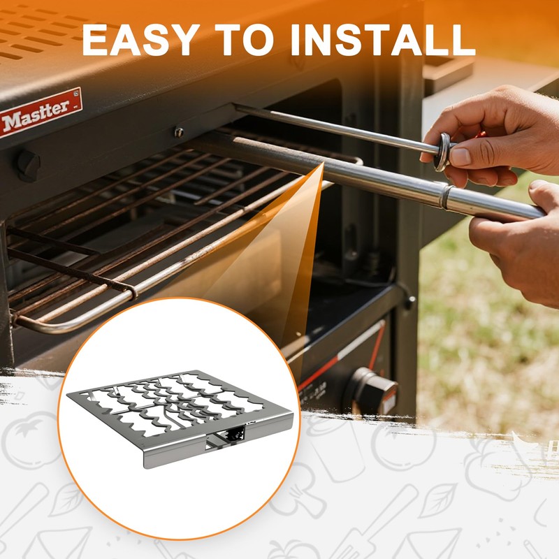 Desecne Charcoal Grate Compatible with Masterbuilt Gravity Series 560 800