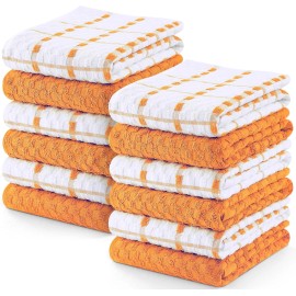 Utopia Towels - Kitchen Towels 12 Pack, 15 x 25 Inches, 100% Ring Spun Cotton Su