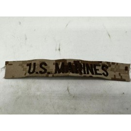 MILITARY PATCH USMC NAME TAPE TAG SEW ON DESERT MARPAT COMBAT US MARINES