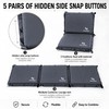 Inflatable Seat Cushion Reversible Extra Large Portable Travel Camping