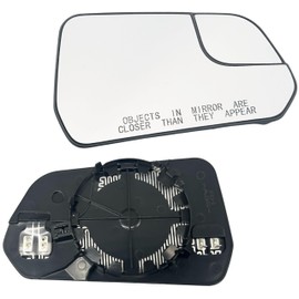 Passenger Right Side Mirror Glass Heated No-Blind Spot for 2015-2025 Ford Mustang Without Auto Dimming (Passenger Heated No-Blind Spot)