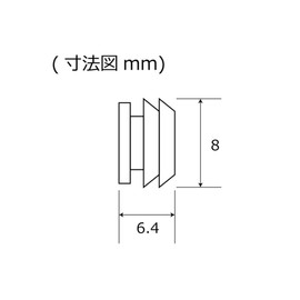 Wake Sangyo Keldabo DB-021 Men’s Dowel Shelf, Chrome, 0.3 inch (8 mm), Cabinet, Bookcase, Pack of 100