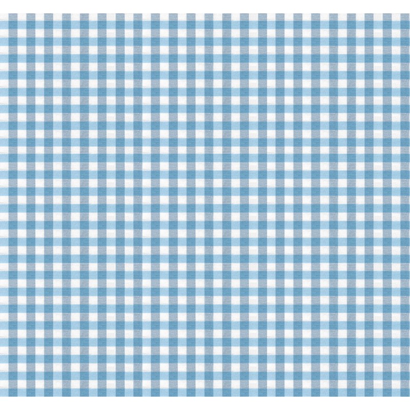 Martina Home TEFLONATED TABLECLOTH MADE Petit Vichy Blue 220X140 CM