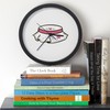 CafePress Embroidery Hoop 10" Wall Clock for Livingroom, Kitchen, or