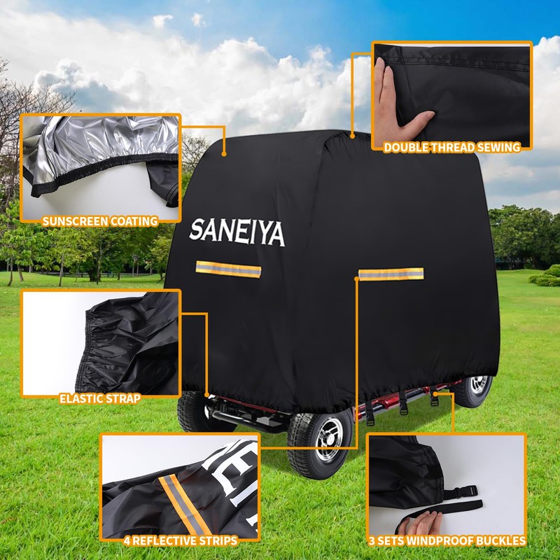 Mobility Scooter Covers for Outside Storage, 420D Oxford Fabric Scooter