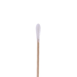 Gmark 500pcs Count 6" Cotton Swabs Wooden Sticks Cotton Tipped Applicator GM1091B