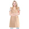 FAIRYGATE Pinafore Apron Adjustable Kitchen Cotton Apron With Pockets for