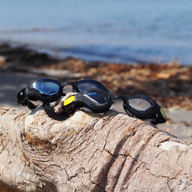 View DELFINA V2000SA BLBK Swimming Goggles, Made in Japan, Outdoors,