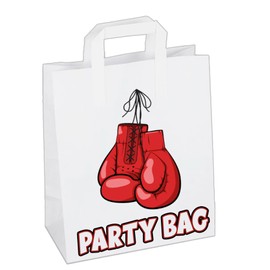 AK Giftshop Boxing Party Bags Goody Loot Treat Gift Bags (Pack of 6)