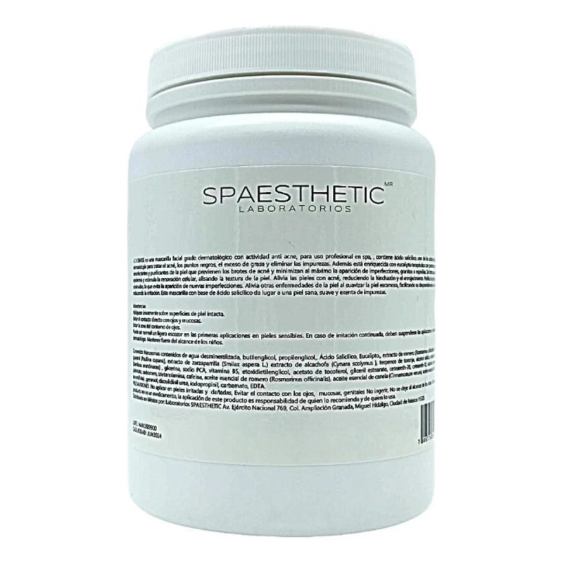 🔥 Mascarilla anti acné acnemask de 1 kg spaesthetic tipo