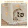 Heybly Cat Tree, Kitten Tower with Large Soft Cat Basket,