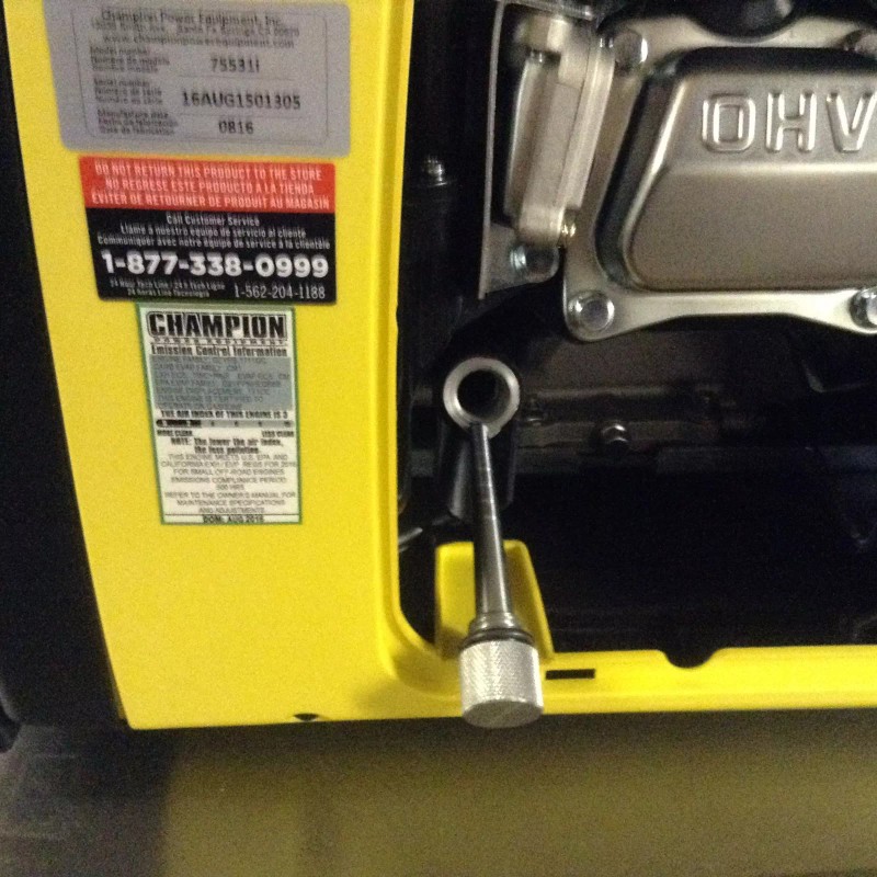 MRI-DENVER CHAMPION 3100 WATT MODEL INVERTER GENERATOR MAGNETIC OIL LEVEL