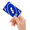 Uno Reverse Draw +4 Holographic Credit Card Decal - Type: