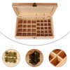 EXCEART EXCEART 36 Slots Wooden Essential Oils Storage Box Essential
