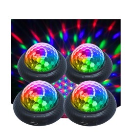 Unbranded 4-Pack Portable Disco Ball Light Set