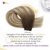 Moresoo Real Hair Extensions Tape-In Blonde Hair Extensions Real Hair
