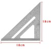 Xiaokeis Rafter Square with Level, Carpenter Square, 7 Inch Aluminum